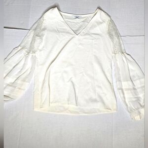 Express Lace Sleeve Blouse